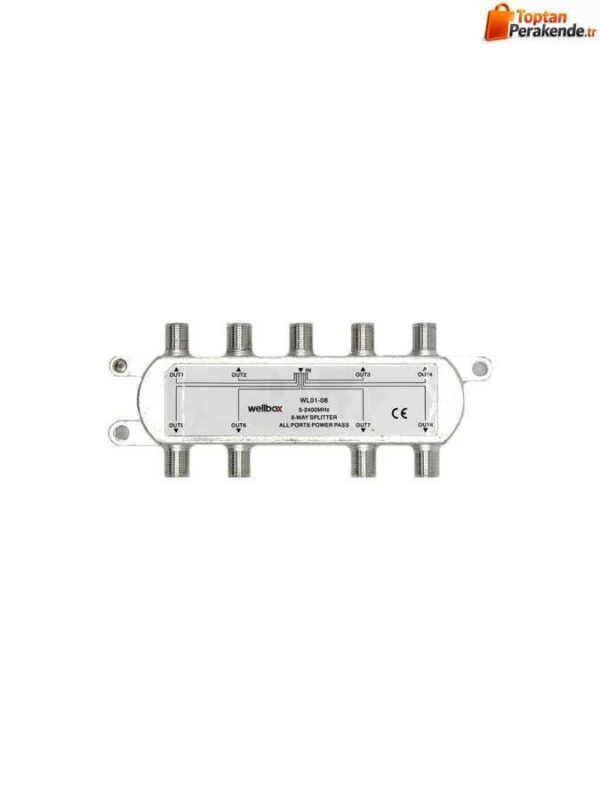 Wellbox 1/8 5-2400 Mhz Splitter